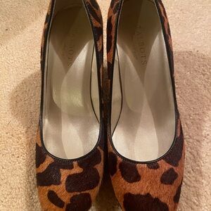 Talbots calf hair pumps